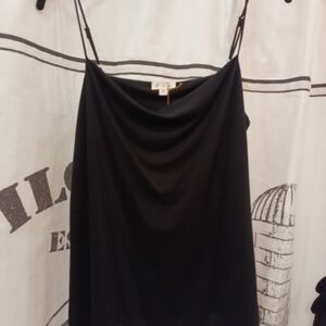 POL Black Spaghetti Strap Camisole
